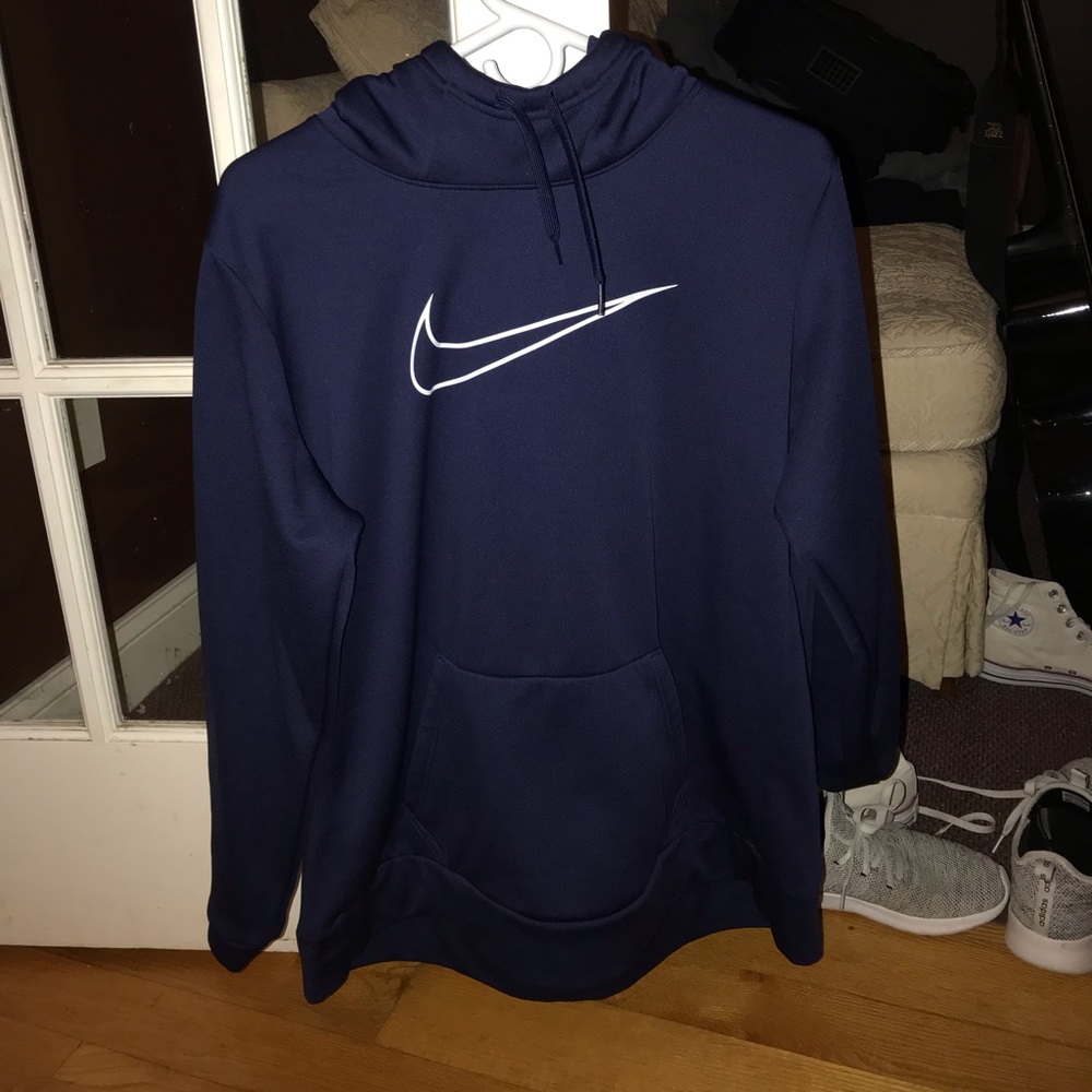 Nike XL Dri-Fit sweatshirt blue.